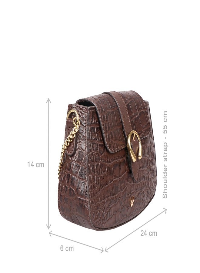 هاي ديزاين حقيبة كتف جلدية نسائية من هايدساين - Image 2